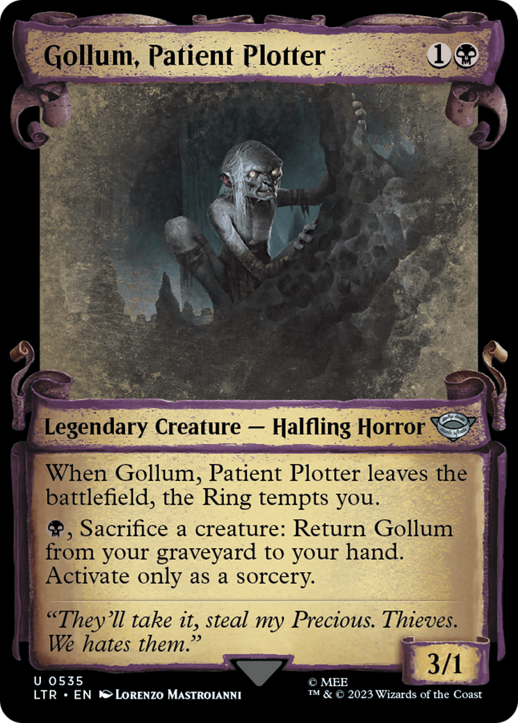 Gollum, Patient Plotter [The Lord of the Rings: Tales of Middle-Earth Showcase Scrolls] - The Mythic Store | 24h Order Processing