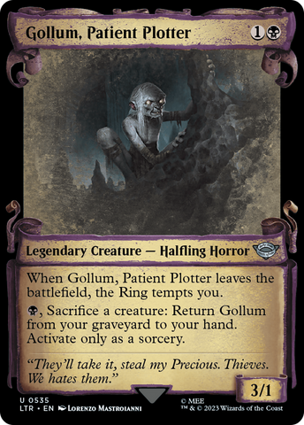 Gollum, Patient Plotter [The Lord of the Rings: Tales of Middle-Earth Showcase Scrolls] - The Mythic Store | 24h Order Processing