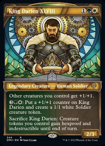 King Darien XLVIII (Showcase Textured) [Dominaria United] - The Mythic Store | 24h Order Processing