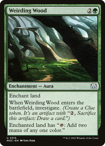 Weirding Wood [March of the Machine Commander] - The Mythic Store | 24h Order Processing