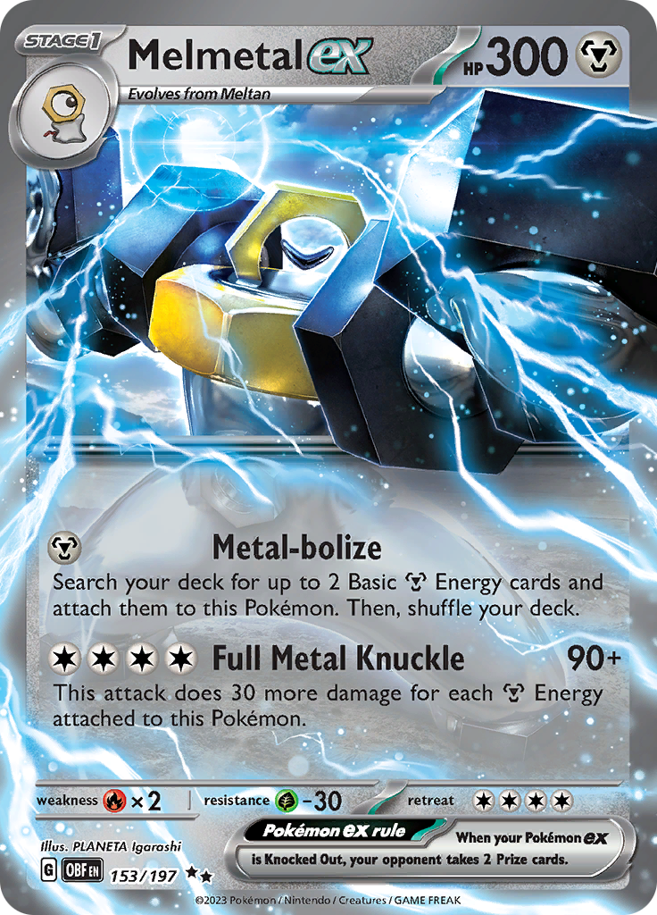 Melmetal ex (153/197) [Scarlet & Violet: Obsidian Flames] - The Mythic Store | 24h Order Processing