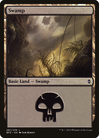 Swamp (261) [Battle for Zendikar] - The Mythic Store | 24h Order Processing
