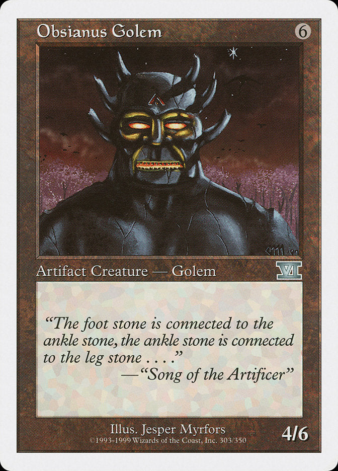 Obsianus Golem [Classic Sixth Edition] - The Mythic Store | 24h Order Processing