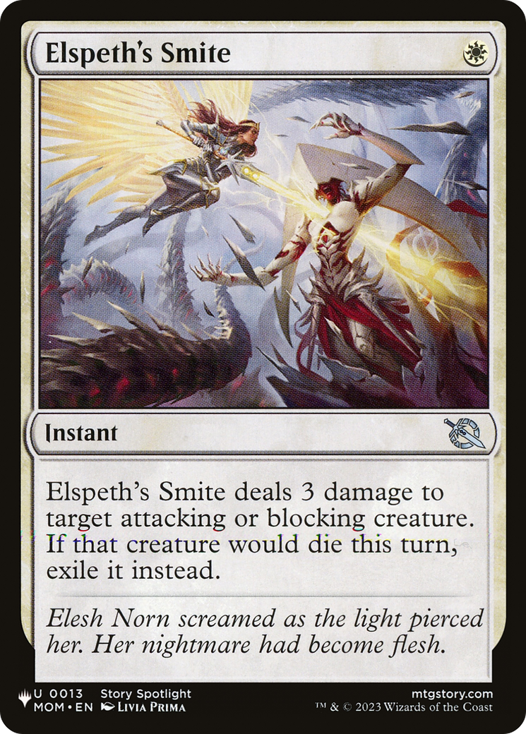 Elspeth's Smite [The List Reprints] - The Mythic Store | 24h Order Processing