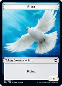 Bird // Spirit Double-Sided Token [Kaldheim Commander Tokens] - The Mythic Store | 24h Order Processing
