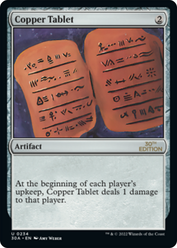 Copper Tablet [30th Anniversary Edition] - The Mythic Store | 24h Order Processing