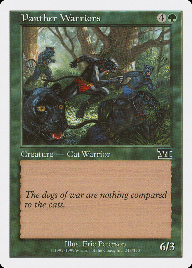 Panther Warriors [Classic Sixth Edition] - The Mythic Store | 24h Order Processing