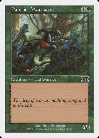 Panther Warriors [Classic Sixth Edition] - The Mythic Store | 24h Order Processing