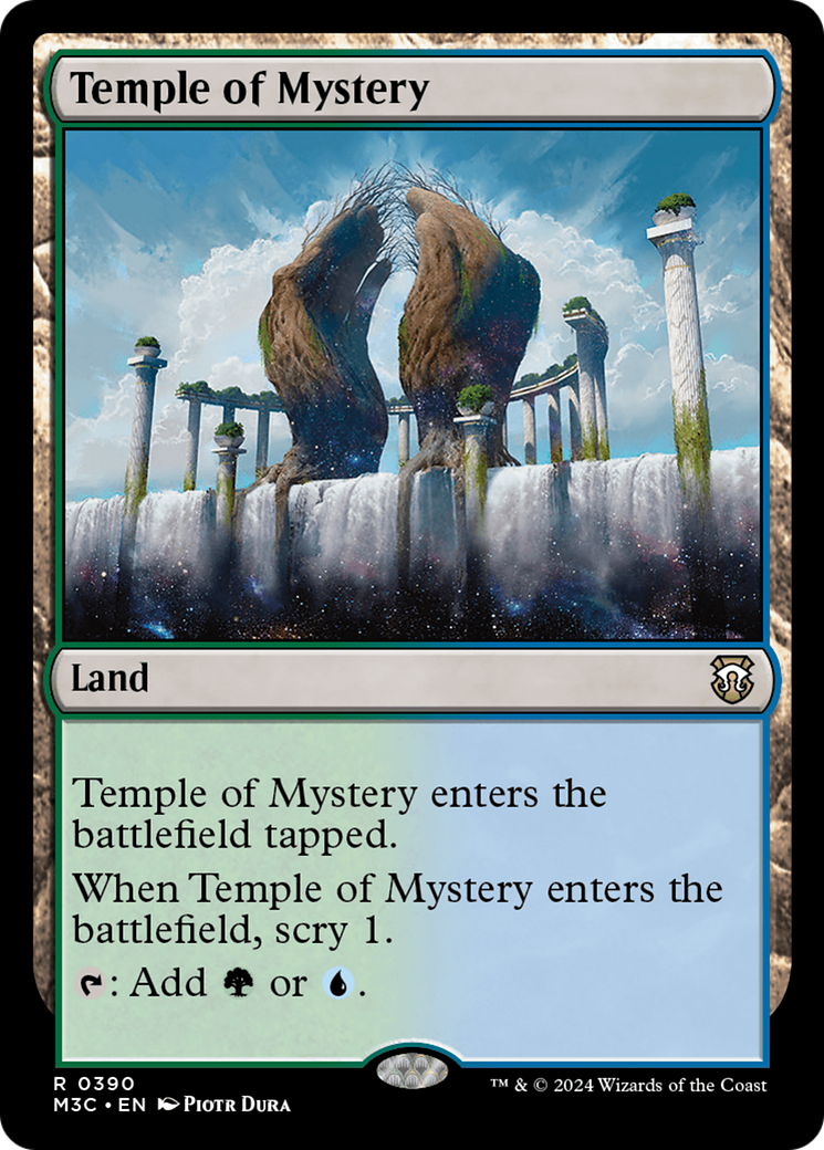 Temple of Mystery (Ripple Foil) [Modern Horizons 3 Commander] - The Mythic Store | 24h Order Processing