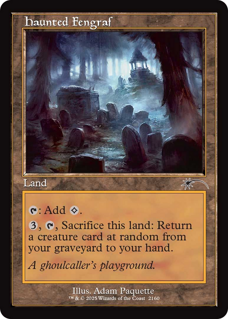 Haunted Fengraf (Retro Frame) [Secret Lair Drop Series] - The Mythic Store | 24h Order Processing