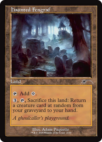 Haunted Fengraf (Retro Frame) [Secret Lair Drop Series] - The Mythic Store | 24h Order Processing