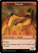 Servo // Dragon (0020) Double-Sided Token [Commander Masters Tokens] - The Mythic Store | 24h Order Processing