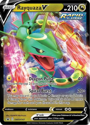 Rayquaza V (SWSH147) [Sword & Shield: Black Star Promos] - The Mythic Store | 24h Order Processing