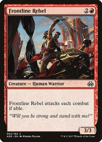 Frontline Rebel [Aether Revolt] - The Mythic Store | 24h Order Processing