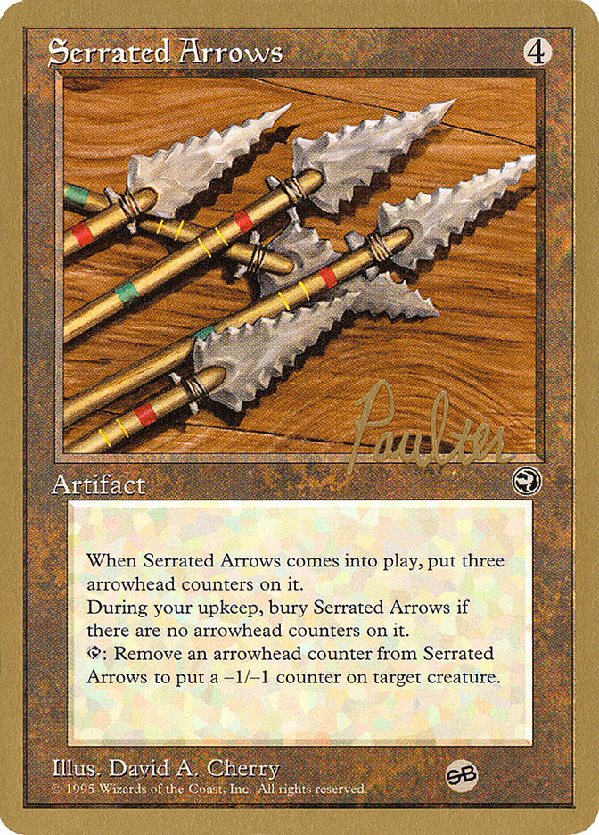 Serrated Arrows (Preston Poulter) (SB) [Pro Tour Collector Set] - The Mythic Store | 24h Order Processing