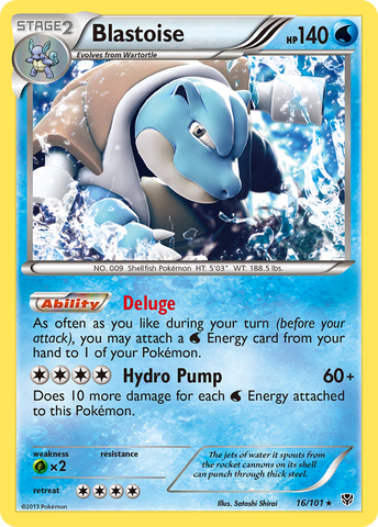 Blastoise (16/101) [Black & White: Plasma Blast] - The Mythic Store | 24h Order Processing