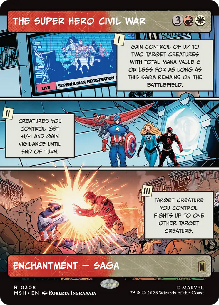 The Super Hero Civil War (Borderless) [Marvel Super Heroes] - The Mythic Store | 24h Order Processing
