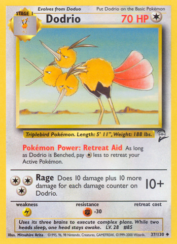 Dodrio (37/130) [Base Set 2] - The Mythic Store | 24h Order Processing
