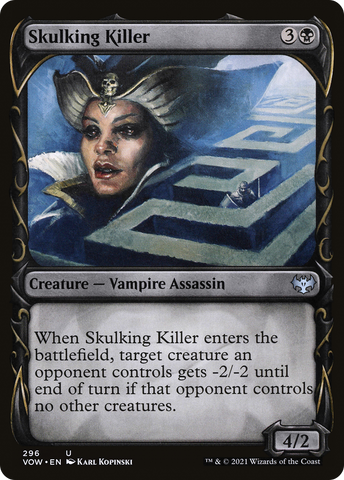 Skulking Killer (Showcase Fang Frame) [Innistrad: Crimson Vow] - The Mythic Store | 24h Order Processing