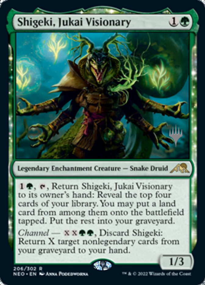 Shigeki, Jukai Visionary (Promo Pack) [Kamigawa: Neon Dynasty Promos] - The Mythic Store | 24h Order Processing