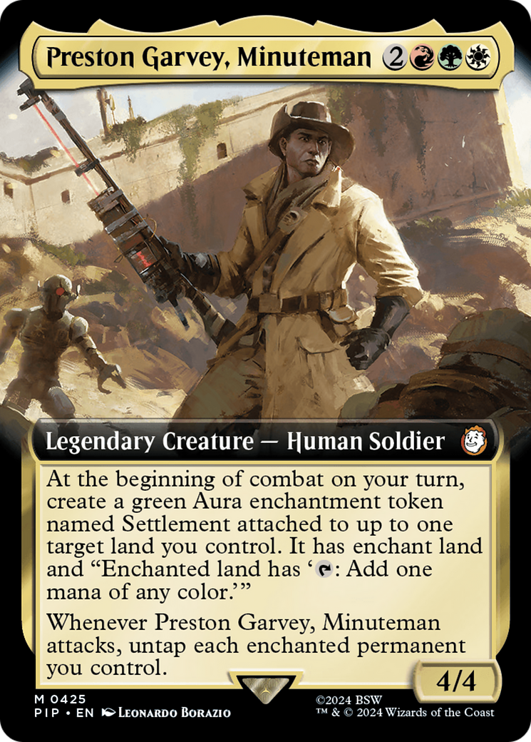 Preston Garvey, Minuteman (Extended Art) [Fallout] - The Mythic Store | 24h Order Processing