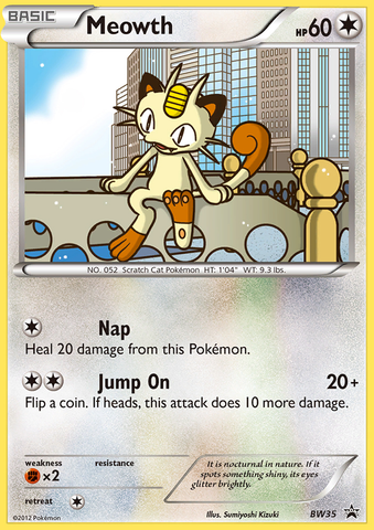 Meowth (BW35) [Black & White: Black Star Promos] - The Mythic Store | 24h Order Processing
