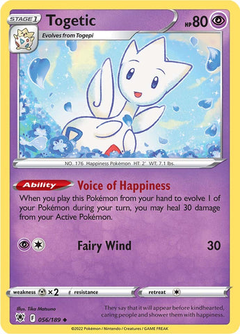 Togetic (056/189) [Sword & Shield: Astral Radiance] - The Mythic Store | 24h Order Processing
