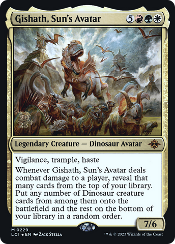 Gishath, Sun's Avatar (LCI) [The Lost Caverns of Ixalan Prerelease Cards] - The Mythic Store | 24h Order Processing