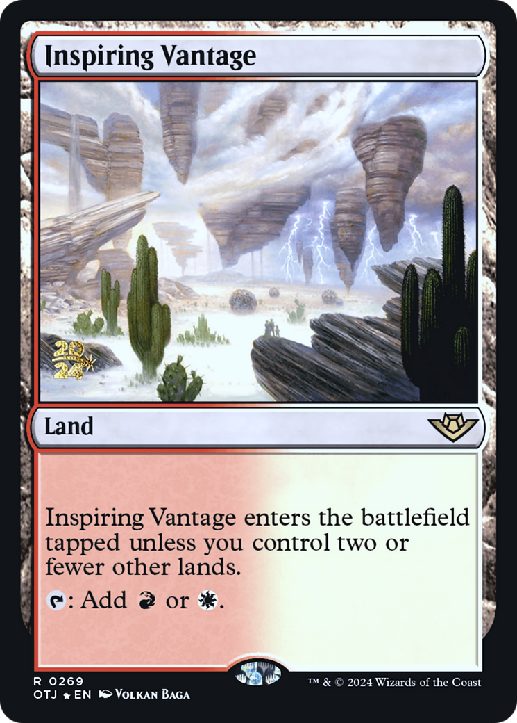 Inspiring Vantage (OTJ) [Outlaws of Thunder Junction Prerelease Promos] - The Mythic Store | 24h Order Processing
