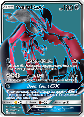 Yveltal GX (124/131) [Sun & Moon: Forbidden Light] - The Mythic Store | 24h Order Processing