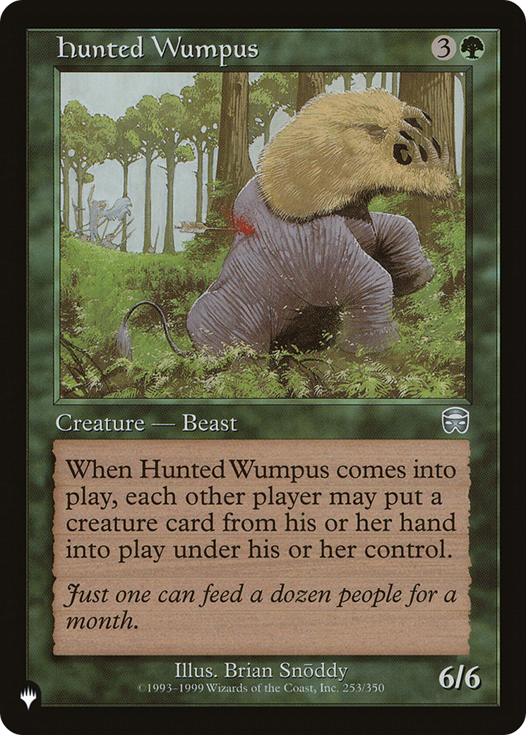 Hunted Wumpus [The List] - The Mythic Store | 24h Order Processing