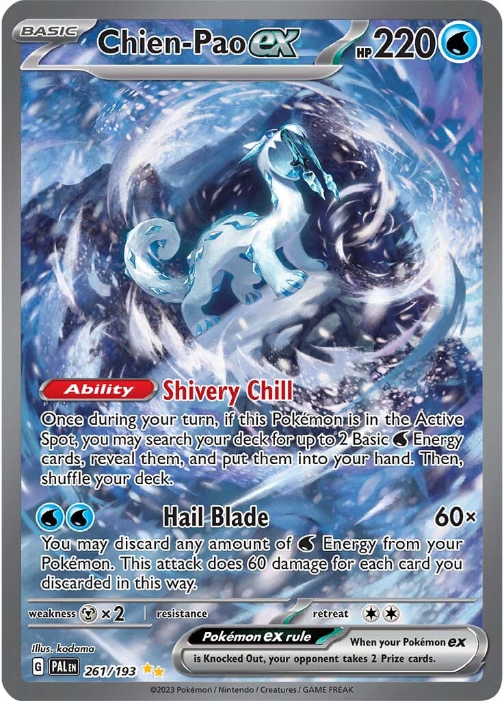 Chien-Pao ex (261/193) [Scarlet & Violet: Paldea Evolved] - The Mythic Store | 24h Order Processing