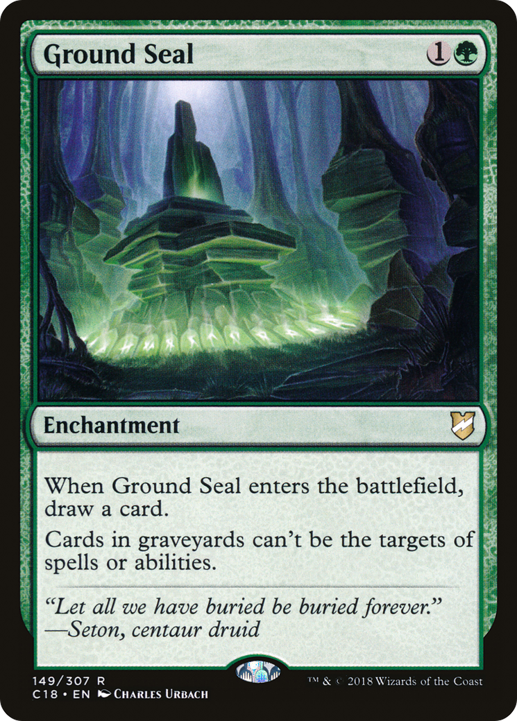 Ground Seal [Commander 2018] - The Mythic Store | 24h Order Processing