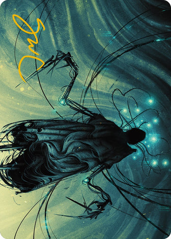 Ichor Synthesizer Art Card (Gold-Stamped Signature) [Phyrexia: All Will Be One Art Series] - The Mythic Store | 24h Order Processing