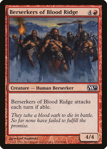 Berserkers of Blood Ridge [Magic 2011] - The Mythic Store | 24h Order Processing