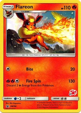 Flareon (SM186) (Charizard Stamp #27) [Battle Academy 2020] - The Mythic Store | 24h Order Processing