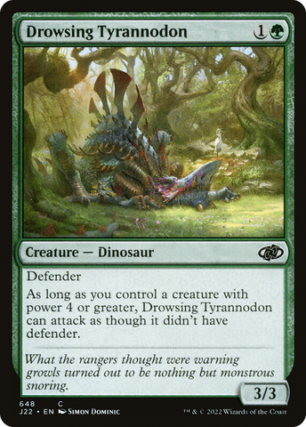 Drowsing Tyrannodon [Jumpstart 2022] - The Mythic Store | 24h Order Processing