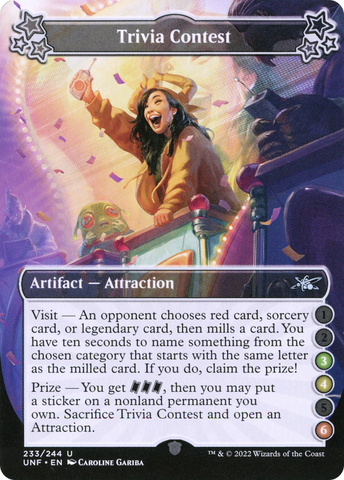 Trivia Contest (3-4-6) [Unfinity] - The Mythic Store | 24h Order Processing