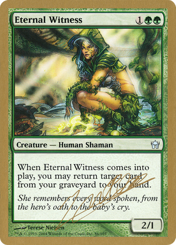 Eternal Witness (Julien Nuijten) [World Championship Decks 2004] - The Mythic Store | 24h Order Processing