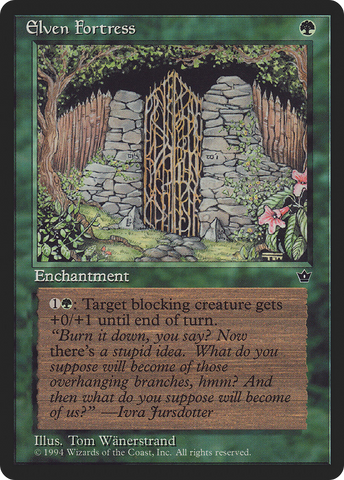 Elven Fortress (Tom Wanerstrand) [Fallen Empires] - The Mythic Store | 24h Order Processing