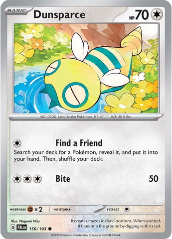 Dunsparce (156/193) [Scarlet & Violet: Paldea Evolved] - The Mythic Store | 24h Order Processing