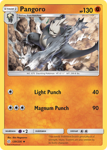 Pangoro (120/236) [Sun & Moon: Cosmic Eclipse] - The Mythic Store | 24h Order Processing