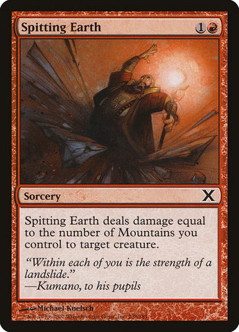 Spitting Earth [Tenth Edition] - The Mythic Store | 24h Order Processing