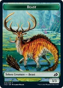 Beast // Human Soldier (004) Double-Sided Token [Ikoria: Lair of Behemoths Tokens] - The Mythic Store | 24h Order Processing