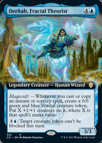 Deekah, Fractal Theorist (Extended Art) [Commander 2021] - The Mythic Store | 24h Order Processing
