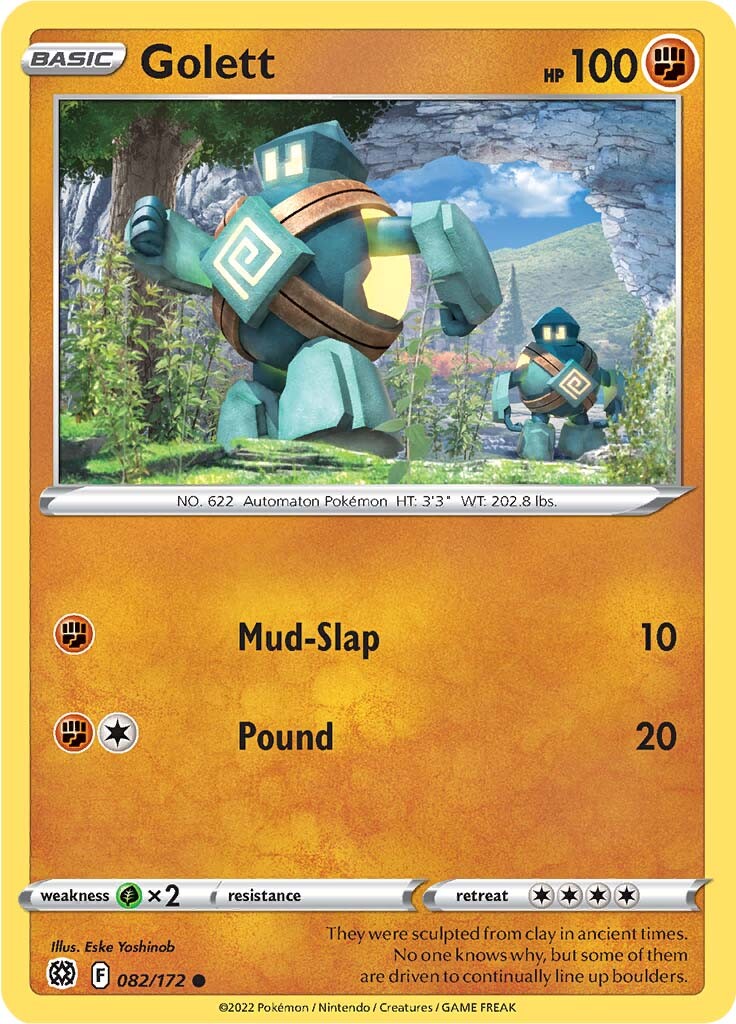 Golett (082/172) [Sword & Shield: Brilliant Stars] - The Mythic Store | 24h Order Processing
