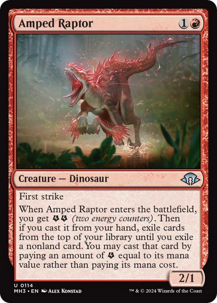 Amped Raptor [Modern Horizons 3] - The Mythic Store | 24h Order Processing