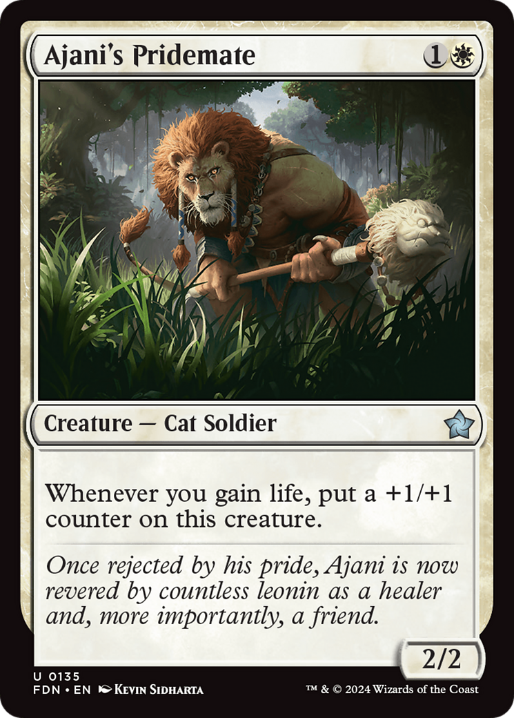 Ajani's Pridemate [Foundations] - The Mythic Store | 24h Order Processing