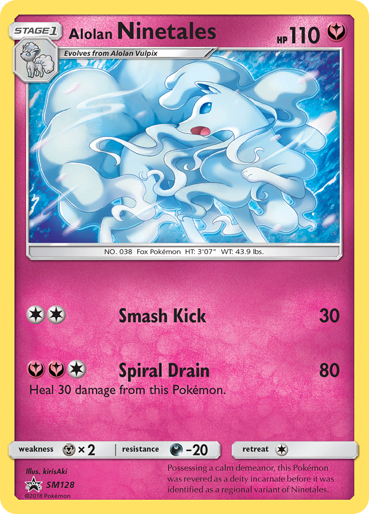Alolan Ninetales (SM128) [Sun & Moon: Black Star Promos] - The Mythic Store | 24h Order Processing