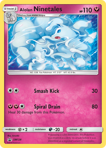 Alolan Ninetales (SM128) [Sun & Moon: Black Star Promos] - The Mythic Store | 24h Order Processing